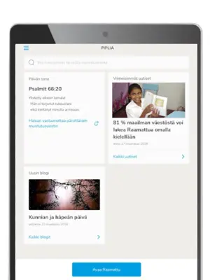 Piplia - Raamattu.fi android App screenshot 0