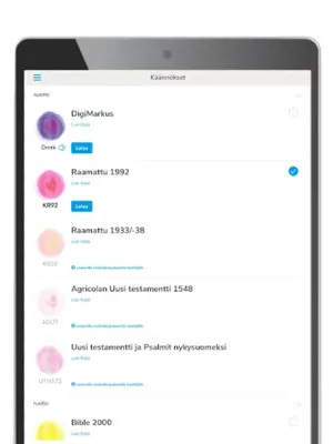 Piplia - Raamattu.fi android App screenshot 2